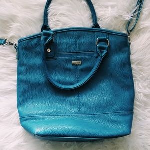 Thirty-One Paris Jewell - Teal Crossbody Purse